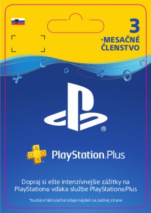 PlayStation Plus - Členstvo na 3 mesiace (pre SK účty)