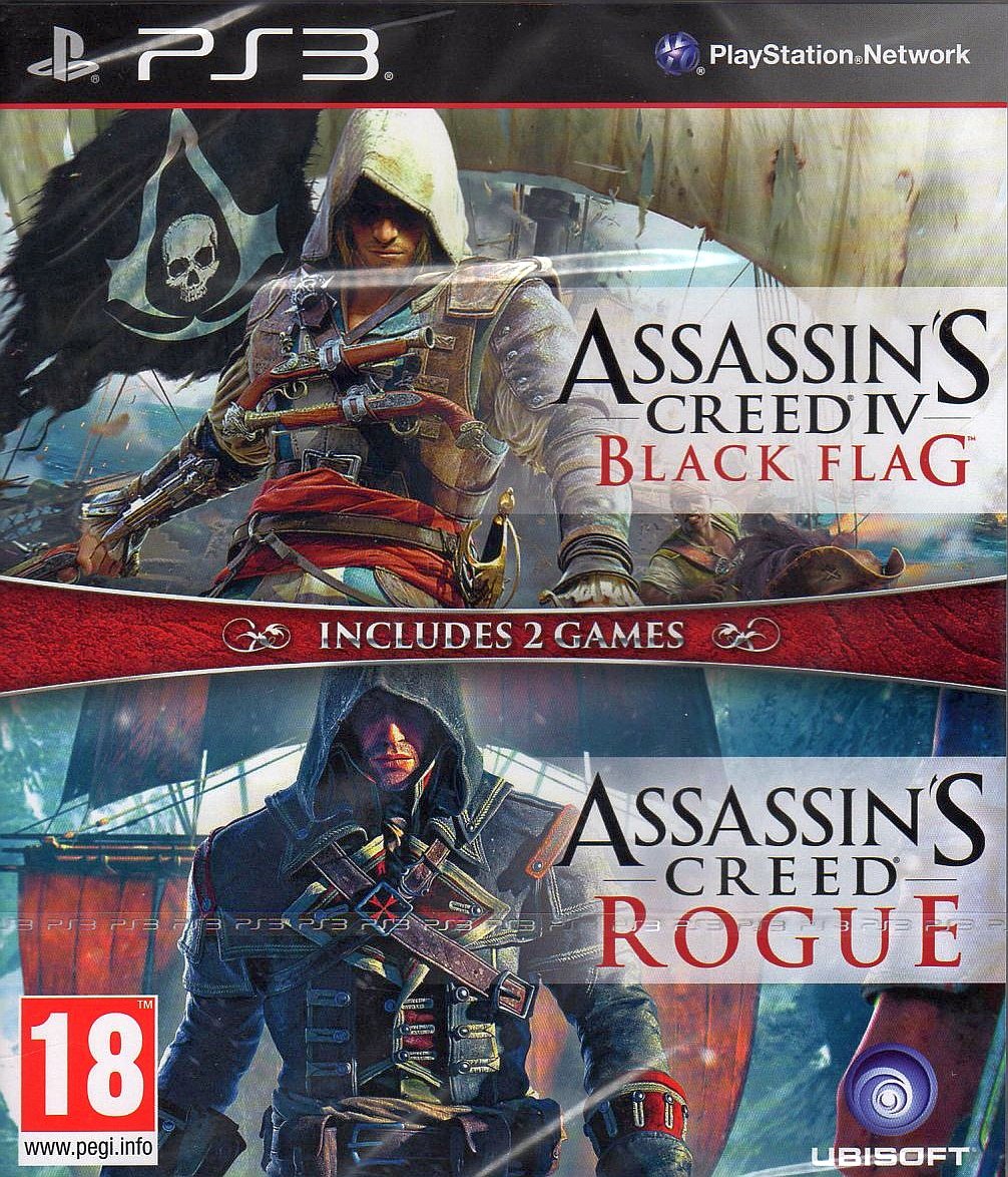 Assassins Creed 4: Black Flag+Assassins Creed: Rogue PS3