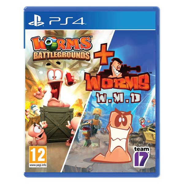 Worms Battlegrounds + Worms W.M.D PS4