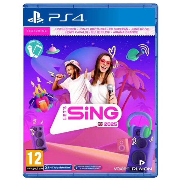 Let’s Sing 2025 bez mikrofónu PS4